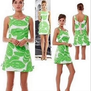 New! LILLY PULITZER Stinger Large Glitter " Delia " Shift Dress. SIZE 0